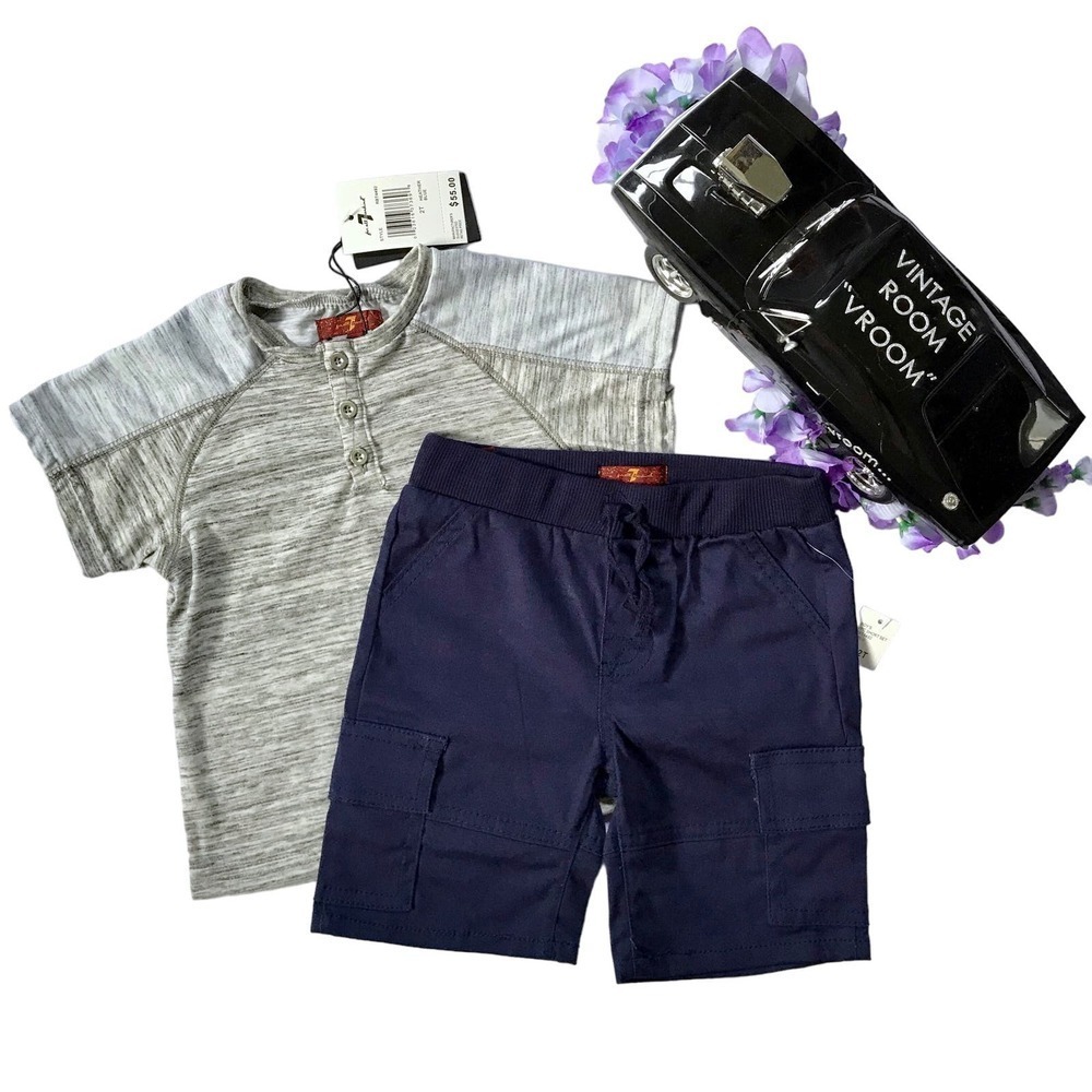 7 For All Mankind NWT Outfit for Boys 3T *Pls See Description*